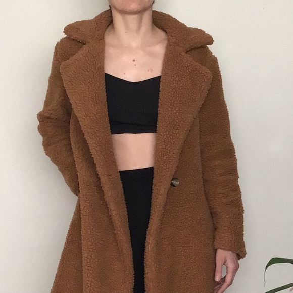 Brown Teddy Jacket - Picture 1 of 3